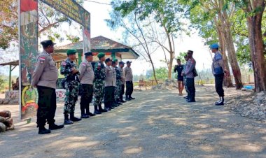 Polsek-Raihat-bersama-Satgas-Pamtas-RI-RDTL-Yonif-742/SWY-Kembali-Gelar-Patroli-Gabungan-Cegah-Tindak-Kejahatan-di-Batas-Negara