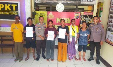 Damaikan-Warga-Binaannya,-Bhabinkamtibmas-Naitimu-Polres-Belu-Minta-Ibu-dan-Anak-Kandung-ini-Hidup-Rukun-dalam-Keluarga