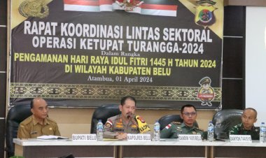 Jelang-Idul-Fitri,-Polres-Belu-Gelar-Rakor-Lintas-Sektoral-Kesiapan-Operasi-Ketupat-Turangga-2024