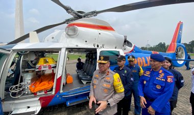Polri-Kerahkan-2-Helikopter-Jadi-Ambulans-Udara-saat-Arus-Mudik-dan-Balik-Lebaran