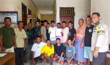 Terapkan-Restorative-Justice,-Polsek-Raihat-Selesaikan-Kasus-Pengeroyokan-di-Lapangan-Turiskain