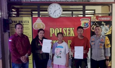 Damai-Itu-Indah,-Polsek-Tasifeto-Barat-Selesaikan-Kasus-Penganiayaan-Secara-Restorative-Justice