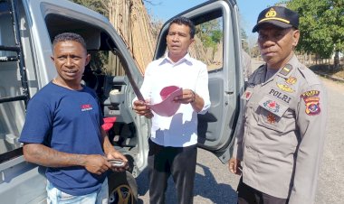 Razia-di-Jalur-Motaain-Perbatasan-RI-RDTL,-Satgas-Operasi-Pekat-Polres-Belu-Kembali-Amankan-Senjata-Tajam