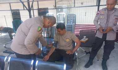 Satgas-Ban-Ops-Ops-Mantap-Polres-Belu-Turun-Periksa-Kesehatan-Personel-Pengamanan-KPU-dan-Bawaslu