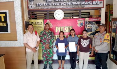 Damai-Itu-Indah,-Polsek-Tasifeto-Barat-Kembali-Selesaikan-Kasus-Penganiayaan-Secara-Restorative-Justice