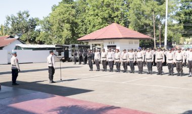 Gelar-Apel-Kesiapan,-Satgas-OMP-Polres-Belu-dan-BKO-Brimob-Turun-Penuh-Amankan-Debat-Publik-Putaran-Pertama-Paslon-Bupati-dan-Wakil-Bupati-tahun-2024