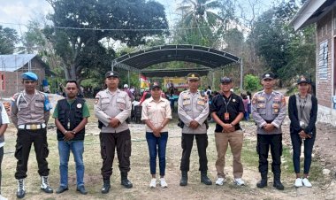 Turun-di-Dua-Desa,-Polsek-Tasifeto-Barat-Amankan-Kampanye-Hari-ke-28-Paslon-Bupati-dan-Wakil-Bupati-Pilkada-2024