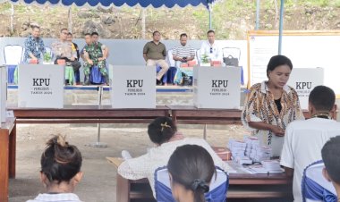 Hadir-di-Simulasi-Pemungutan-dan-Penghitungan-Suara,-Kapolres-Belu-Ajak-Seluruh-Komponen-Bangsa-Sukseskan-Pilkada-2024