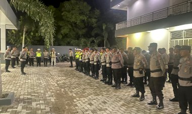 Berjibaku-dari-Pagi-hingga-Tengah-Malam,-Ratusan-Polres-Belu-dan-BKO-Brimob-Sukses-Amankan-Rapat-Pleno-Pilkada-2024-Tingkat-Kabupaten