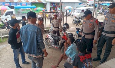 Jawab-Keresahan-Warga,-Personel-Gabungan-Polres-Belu-Siang-dan-Malam-Sisir-Pasar-Baru-Fokus-Berantas-Premanisme