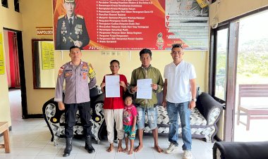 Damai-itu-Indah,-Polsek-Lasiolat-Selesaikan-Kasus-Suami-Pukul-Istri-di-Desa-Baudaok