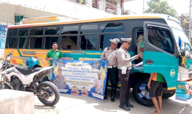 Mudik-Aman,-Keluarga-Nyaman:-Satgas-Ops-Ketupat-Polres-Belu-Gelar-Sosialisasi-hingga-Periksa-Kesehatan-Sopir-dan-Penumpang-Angkutan-Umum