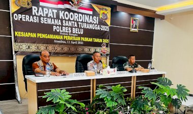 Satukan-Persepsi-Pengamanan-Paskah,-Polres-Belu-Undang-Instansi-Terkait-Gelar-Rapat-Koordinasi-Operasi-Semana-Santa-2025