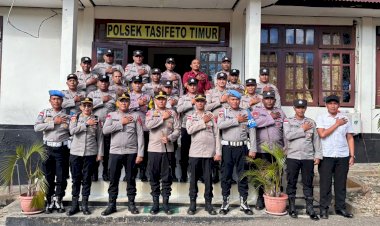 Usung-Slogan-RAI-BELU,-Kapolres-Belu,-AKBP-I-Gede-Eka-Putra-Astawa-Minta-Personel-Polsek-Tasifeto-Timur-Bekerja-dengan-Responsif,-Antisipatif-dan-Inovatif