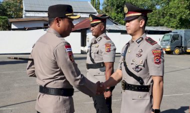 Pimpin-Serah-Terima-Jabatan,-Simak-Pesan-dan-Harapan-Kapolres-Belu-Kepada-Pejabat-Baru-Kasat-Lantas