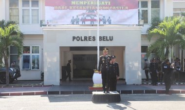 Berbalut-Semangat-Nasionalisme,-Kapolres-Belu-Pimpin-Upacara-Peringatan-Hari-Kesaktian-Pancasila-Tahun-2025