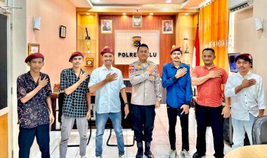 Duduk-Bersama-Bahas-Kamtibmas,-Kapolres-Belu-Sambut-Hangat-Kunjungan-Silaturahmi-PMKRI-Cabang-Atambua