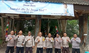 Dihadiri-Ratusan-Umat,-Polsek-Tasifeto-Barat-Amankan-Perayaan-Misa-Syukur-Imam-Baru,Rm.-Beatus-Raynaldy-Seran-Morum-Pr