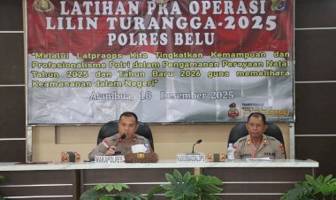 Pimpin-Latihan-Pra-Operasi,-Wakapolres-Belu-Tegaskan-Anggota-Pahami-Sasaran-dan-Cara-Bertindak-dalam-Operasi-Lilin-Turangga-2025