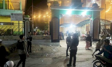 Jamin-Situasi-Kondusif,-Personel-Polres-Belu-Amankan-Peringatan-Isra-Mi’raj-1447-H-di-Masjid-Hidayatullah-Atambua