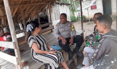 Sinergi-Jaga-Kamtibmas,Bhabinkamtibmas-Polres-Belu-dan-Babinsa-Imbau-Warga-Umaklaran-Jauhi-Perbuatan-Melanggar-Hukum