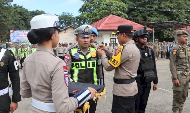 Tandai-Pengamanan-Perayaan-Paskah,-Kapolres-Belu-Pimpin-Upacara-Gelar-Pasukan-Operasi-Semana-Santa-Turangga-2026