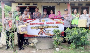 Anjangsana-di-Hari-Bhayangkara-ke-80,-Kapolres-Belu-dan-Ketua-Bhayangkari-Kunjungi-Purnawirawan-Polri-dan-Anggota-Sakit-Menahun