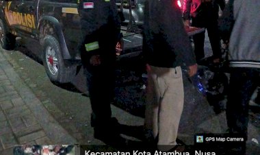 Respon-Cepat-Aduan-Masyarakat-Lewat-110,-Personel-Gabungan-Polres-Belu-Bubarkan-Balap-Liar-di-Kompleks-Pasar-Lama,-Dua-Unit-Sepeda-Motor-Berhasil-Diamankan
