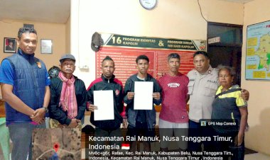 Kedepankan-Restorative-Justice,-Polsek-Raimanuk-Damaikan-Kakak-Adik-yang-Terlibat-Penganiayaan