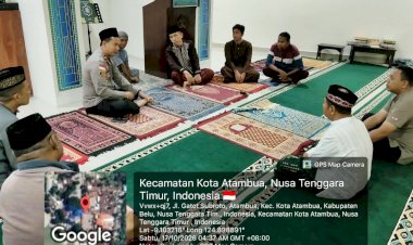 Suling-di-Masjid-Baiturahman,-Wakapolres-Belu-Ajak-Masyarakat-Jaga-Kamtibmas-dan-Jauhi-Narkoba