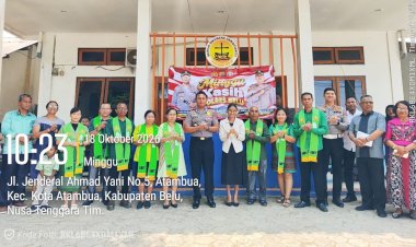 Minggu-Kasih-di-Gereja-Oikumene-Christianity,-Kapolres-Belu-Ajak-Jemaat-Bergandengan-Tangan-Jaga-Kamtibmas-untuk-Belu-Yang-Aman-dan-Damai