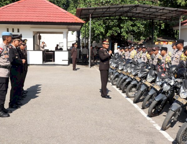 Kumpulkan Seluruh Bhabinkamtibmas, Kapolres Belu Beri Arahan dan Pastikan Kendaraan Dinas Siap Digunakan untuk Pelayanan Masyarakat