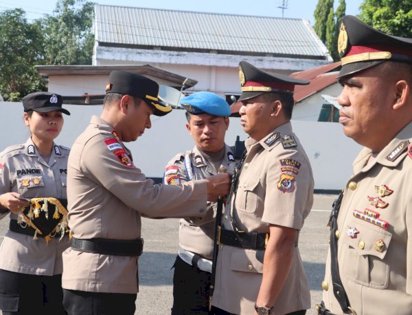Rotasi Jabatan, Kapolres Belu Pimpin Serah Terima Jabatan Kapolsek Raimanuk dan Penyerahan Jabatan Kapolsek Lamaknen