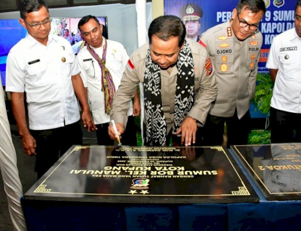 Wujud Kepedulian, Kapolda NTT Resmikan 9 Titik Sumur Bor dan Pos Kamling Nusantara di Kota Kupang