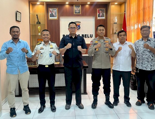 Pererat Kerja Sama Antar Instansi, Kapolres Belu Sambut Hangat Kunjungan Silaturahmi Kepala Kantor Imigrasi Atambua