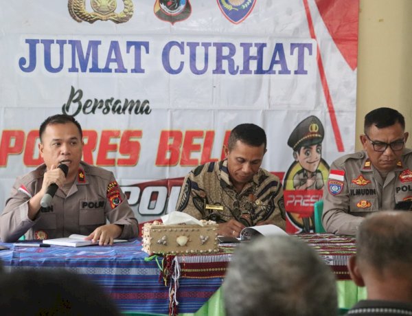 Tatap Muka dengan Masyarakat Manuaman, Wakapolres Belu Jelaskan Manfaat Layanan 110 Sebagai Respons Cepat Polri Soal Kamtibmas