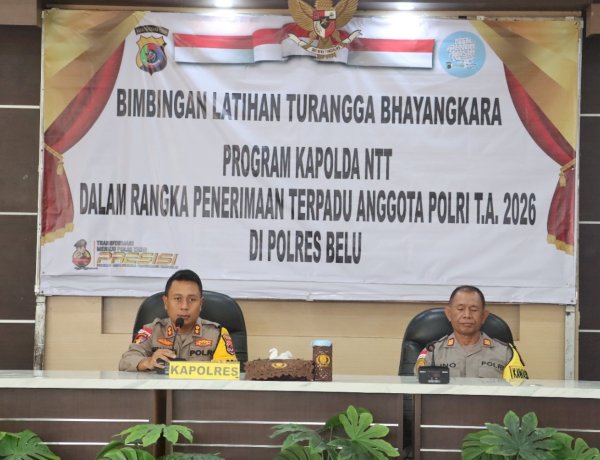 Siapkan Putra Putri Terbaik Belu untuk Menjadi Calon Anggota Polri, Polres Belu Gelar Bimlat Turangga Bhayangkara 2026