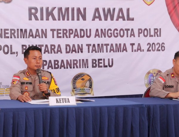 Terapkan Prinsip BETAH, Polres Belu Gelar Sidang Rikmin Awal Penerimaan Terpadu Anggota Polri T.A 2026