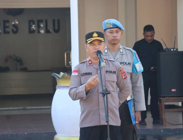 Jauhi Anggota dari Pelanggaran, Wakapolres Belu: Laksanakan Tugas Sesuai SOP dan Manfaatkan Media Sosial Secara Bijak dan Cerdas