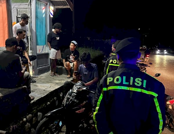 Patroli Akhir Pekan, Tim Perintis Samapta Polres Belu Sisir dalam Kota Cegah Segala Bentuk Gangguan Kamtibmas