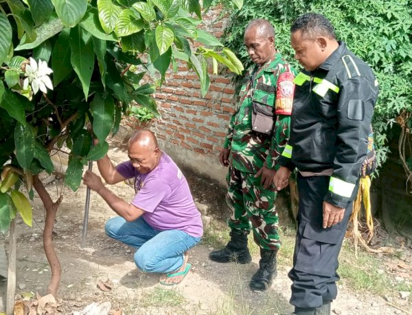 Bersinergi Jaga Kamtibmas di Wilayah Binaannya, Bhabinkamtibmas Polres Belu dan Babinsa Ajak Masyarakat Jauhi Perbuatan Melanggar Hukum