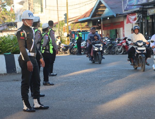 Sinergi Jamin Keamanan Umat Islam Saat Beribadah, Polres Belu bersama TNI dan Brimob Amankan Ibadah Sholat Idul Adha 1447 H