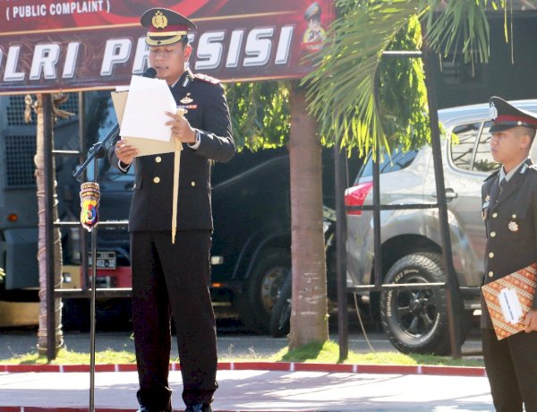 Berbalut Semangat Nasionalisme dan Persatuan Bangsa, Kapolres Belu Pimpin Upacara Peringatan Hari Lahir Pancasila Tahun 2026