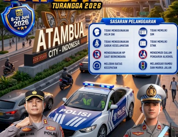Tingkatkan Disiplin Masyarakat dalam Berlalu Lintas, Polres Belu Bakal Gelar Operasi Patuh 2026, Catat Tanggal dan Sasaran Pelanggaran
