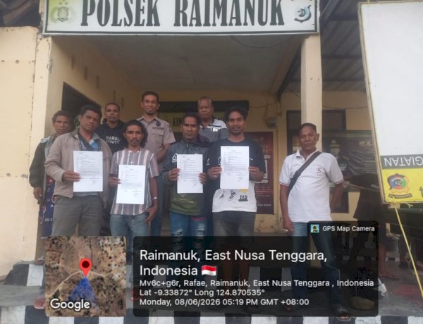 Optimalkan Restorative Justice, Polsek Raimanuk Selesaikan Kasus Pengeroyokan Warga desa Renrua