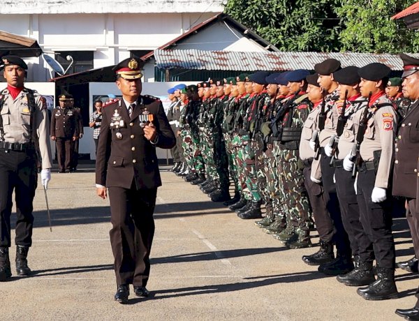 Kapolres Belu, AKBP I Gede Eka Putra Astawa Pimpin Upacara Peringatan Hari Bhayangkara, 80 tahun mengabdi, Polri untuk Masyarakat