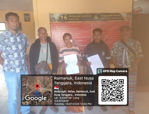Optimalkan Restorative Justice, Polsek Raimanuk Polres Belu Damaikan Bibi dan Keponakan yang Terlibat Kasus Penganiayaan