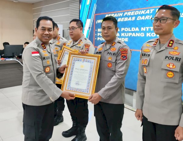 Hadirkan Layanan Publik yang Cepat, Transparan dan Akuntabel, Polres Belu Raih Penghargaan Pelayanan Prima dari Kapolri