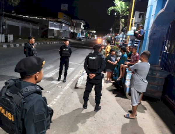 Rutinitas di malam Hari, Tim Turjawali Samapta Polres Belu Intensifkan Patroli di Titik-titik ini