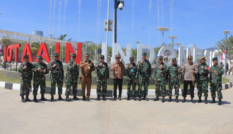 Kapolres Belu Dampingi Kunjungan Kerja Kepala Bais TNI  di Wilayah Tapal Batas RI-RDTL